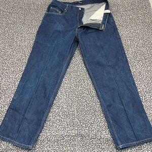 Basic Editions Jeans Men 36x30 Blue Straight‎ Denim Pants Pocket Outdoor
